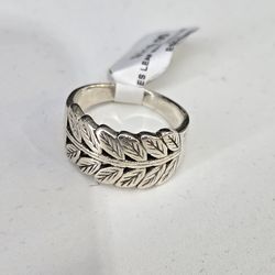925 Silver Leaf 🍃 Design Ring