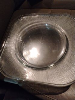 19 glass dinner plates pickup only cash