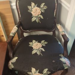 Upholstered Wooden Chair 