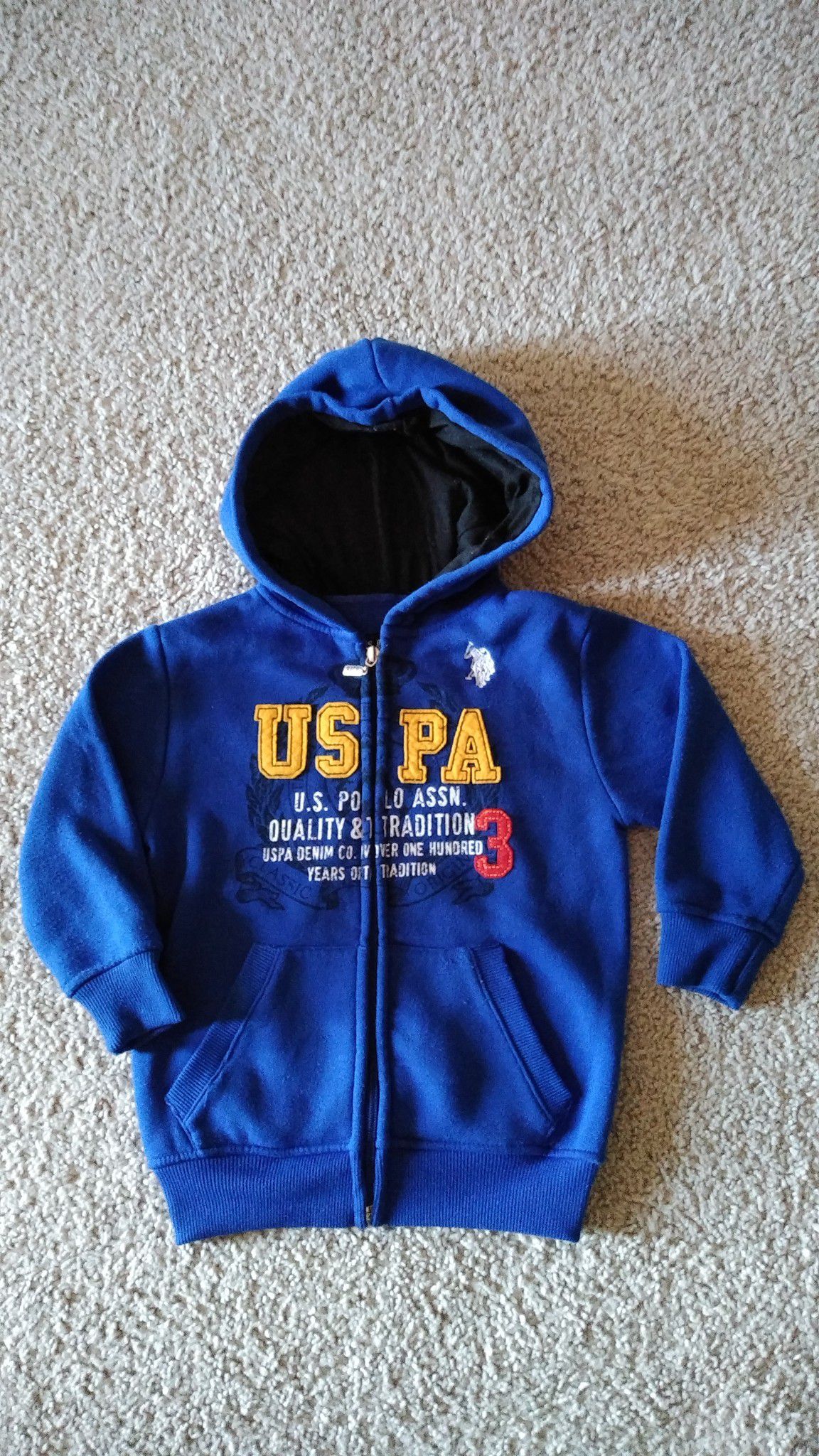 Beautiful U.S. Polo Jacket , toddler size 4 ( excellent condition )