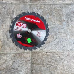 Brand New Craftsman 71/4” 24T Framing/Ripping Saw Blades $5 Each