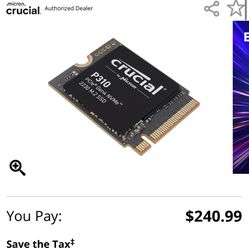 Crucial 2TB (BRAND NEW)