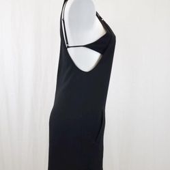 Alexander Wang exposed layer camisole dress black