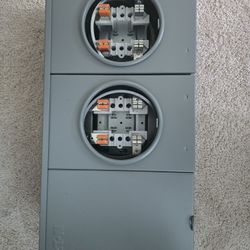 2 gang Meter socket 200A