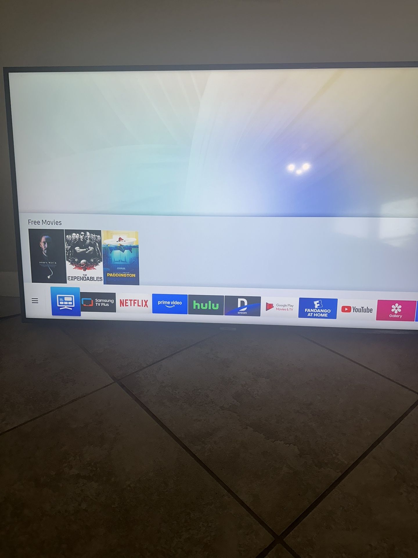 Samsung 50ich TV w/remote