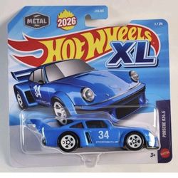 2026 Hot Wheels XL Car #1 Porsche 934.5 (Blue) 1:43 Scale - Case Fresh / Sealed