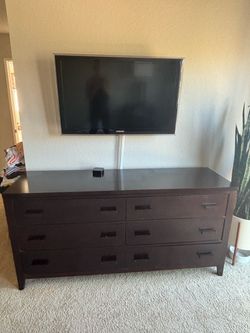 Z Gallerie Dark Wood Dresser