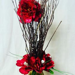 CENTERPIECE BURGUNDY NEW””