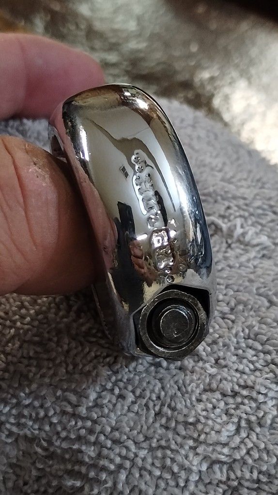 High Polished Hutch BMX Seat Post Clamp 80s Not Show Piece But Not Your Average Survivor Either