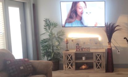 Tv Stand and couch