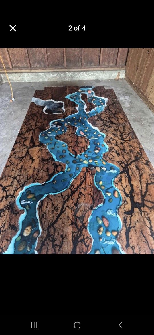 Custom Epoxy Dining Table