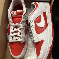 Nike Dunk Low Championship Red Size 13 New