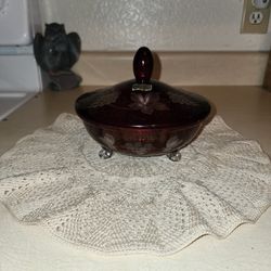 This Vintage Crystal Piece Made In Czech Republic. 