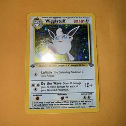 1999 Jungle Set Holo Wigglytuff 16/64 Pokemon Card 1st Edition