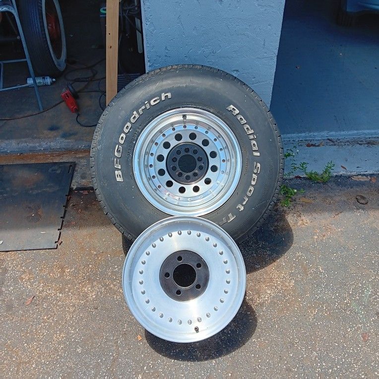 Cragar 15X10 & 15x5.5 ENKIE CENTERLINE Wheels Tires Rims 15 Rims 5x4.75 & 5X4.5 Rear Hotrod Van Muscle Car Craigers