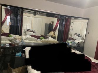 Mirror Wardrobe Set