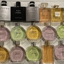 Perfume Bundle (15 Pieces) CHANEL 3.4 Oz All 