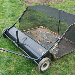 52" Yard Sweeper Lawn Sweeper Like New