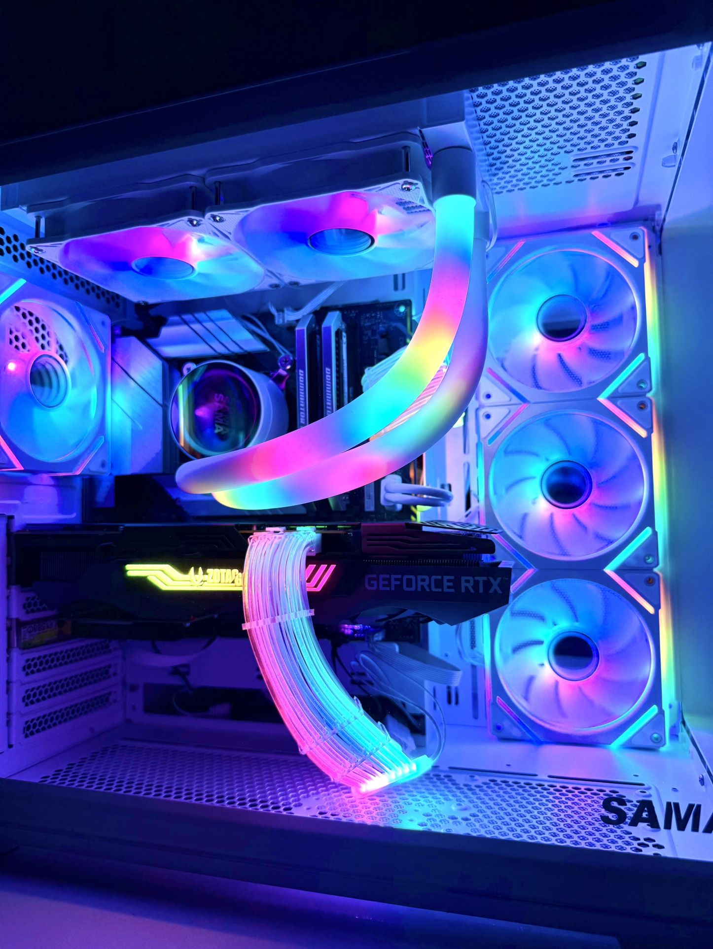 Liquid water Cooling Gaming pc i9 10850k 32gb ram rtx 3080 1tb ssd