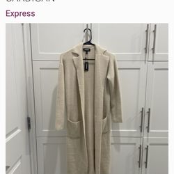 Womens Express Long Cardigan