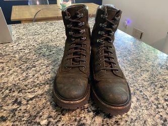Thursday Boot Company Explorer Men’s Leather Hiking Boot Dark Olive Suede Size 6