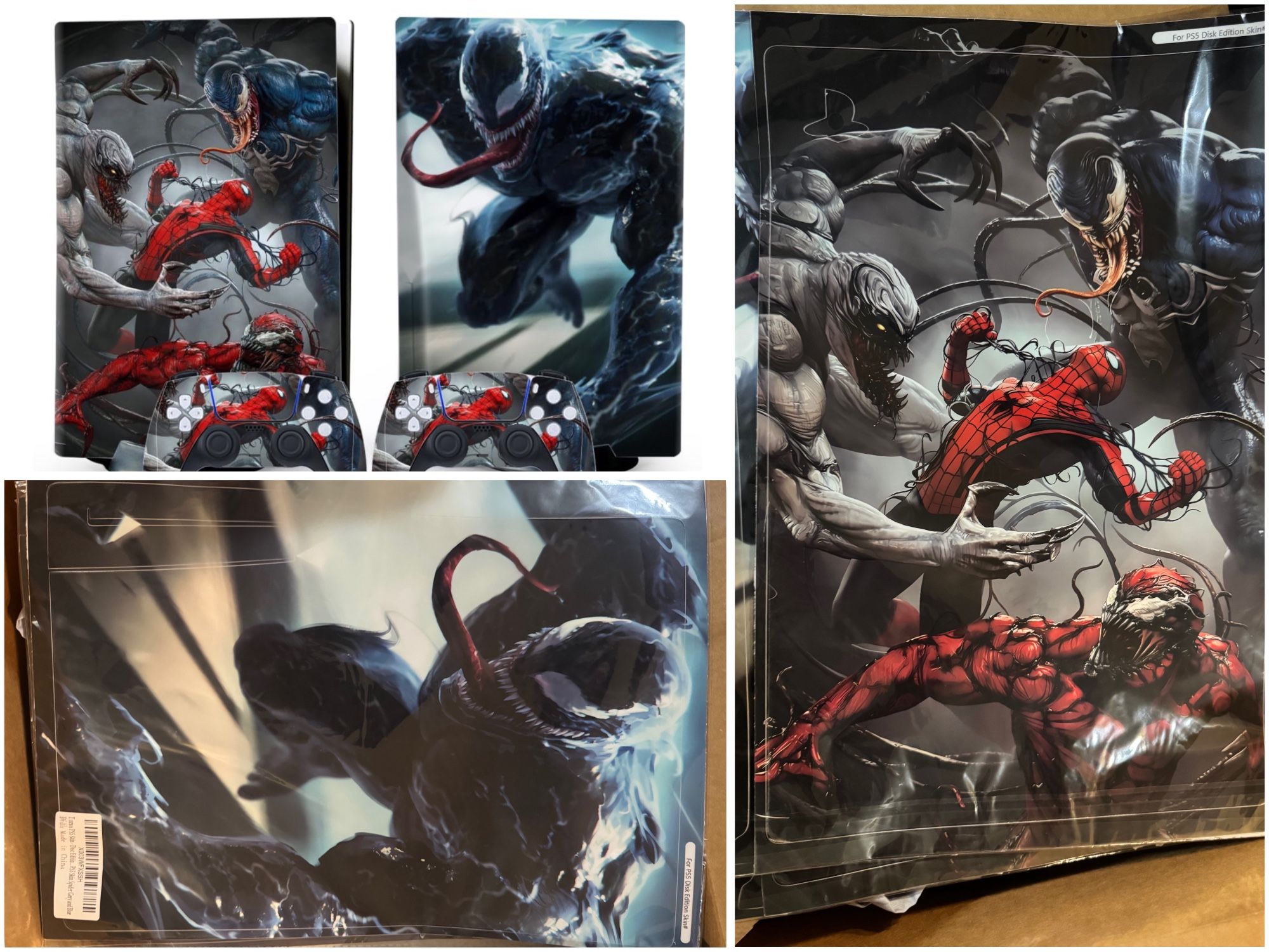 PS5 Spider-Man- Venom Sticker For Console