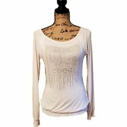 COOGI Long sleeve White Top M