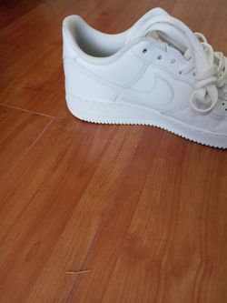 All white air force ones size 9.5
