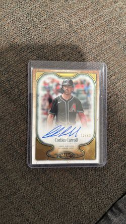 Corbin Carroll 2026 Topps Tier One Auto 12/49