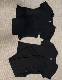 Plain Black Scrubs