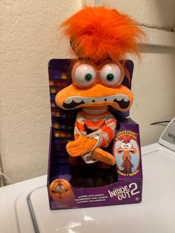 Disney Pixar Inside Out 2 Anxiety Talk and Shake Plush Toy