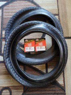 NEW E Bicycle Bike Tires 20" Black