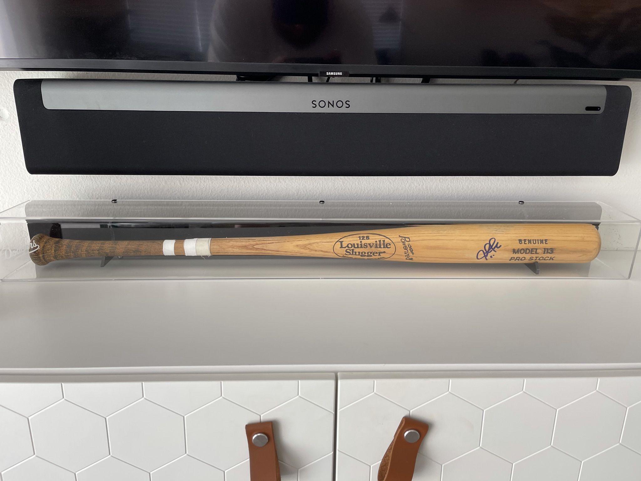 Signed Authentic Justin Turner Bat