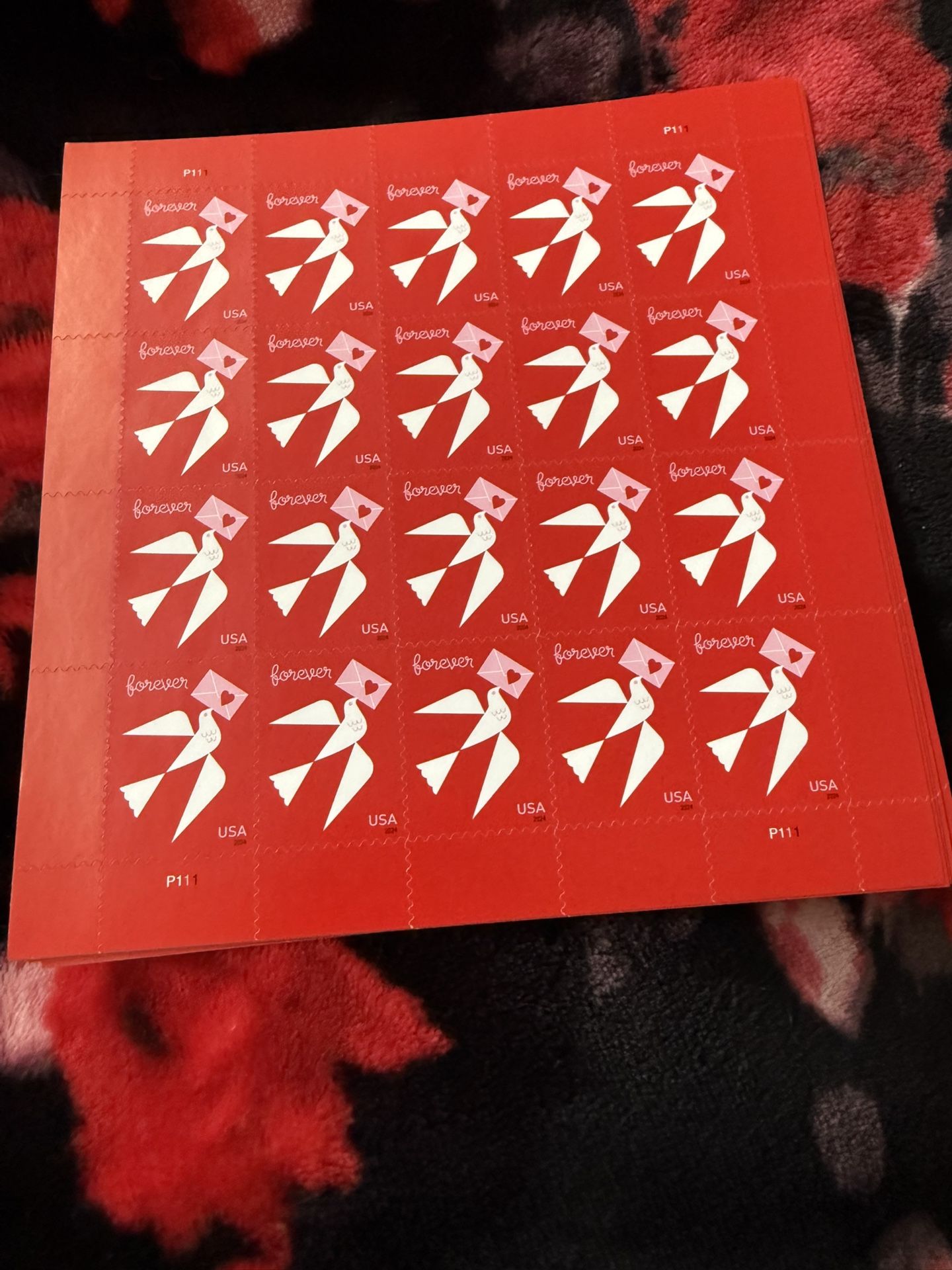 Love 2024 USPS Forever Stamps
