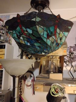 Vintage Tiffany Dragonfly Lamp Shade