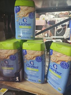 8 Gerber Oatmeal Cereal
