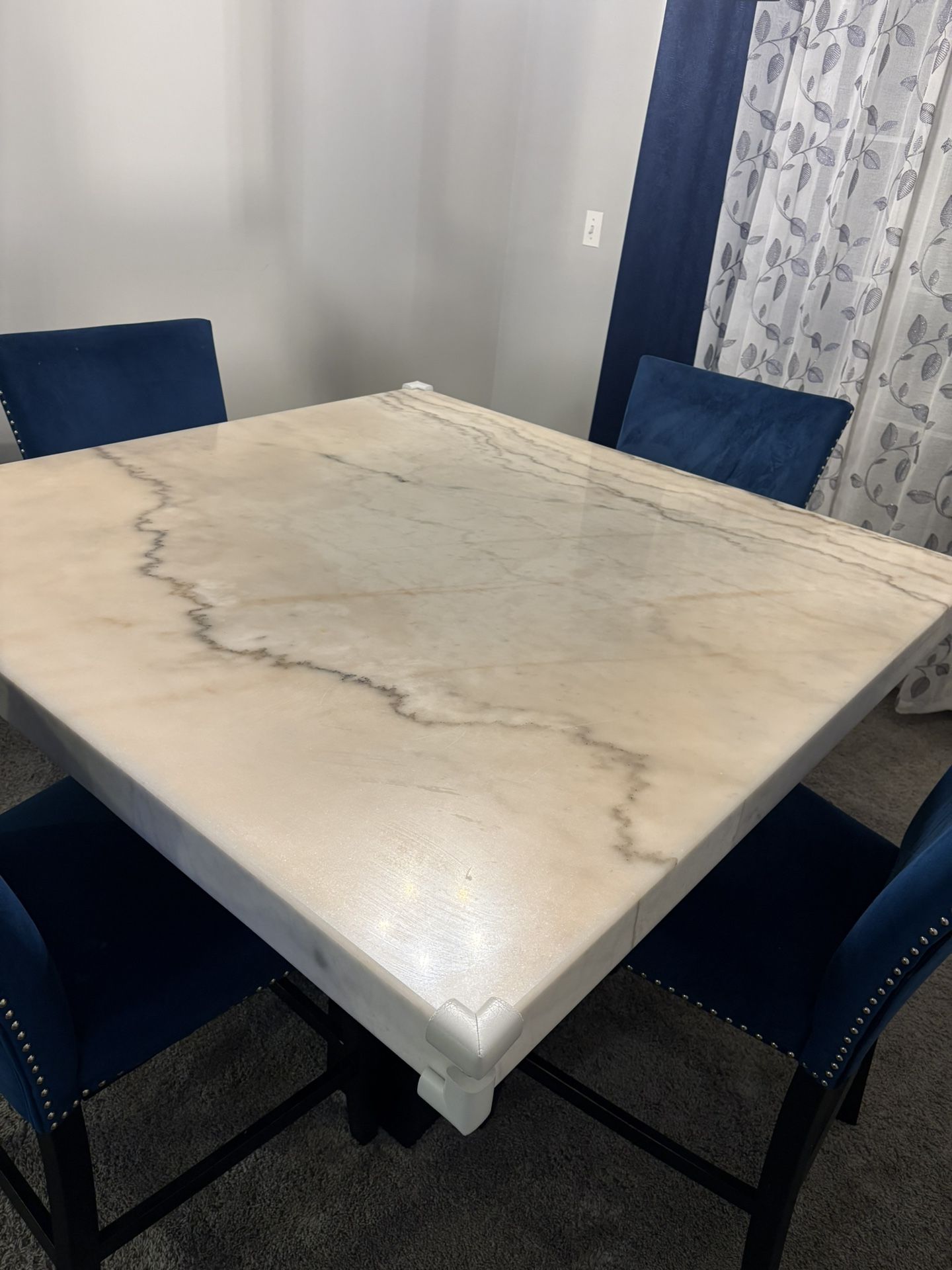 Artemis Marble Counter-Height Dining Table