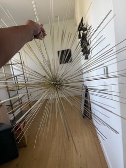 Gold Starburst wall art