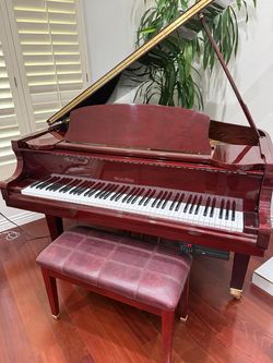 Wurlitzer 5'1" Baby Grand Piano (Model C153) with QRS Player System