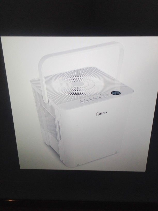 New Midea 50 Pint Dehumidifier For Home Up To 4,500sqft. With Pump & Alexa Smart Control 