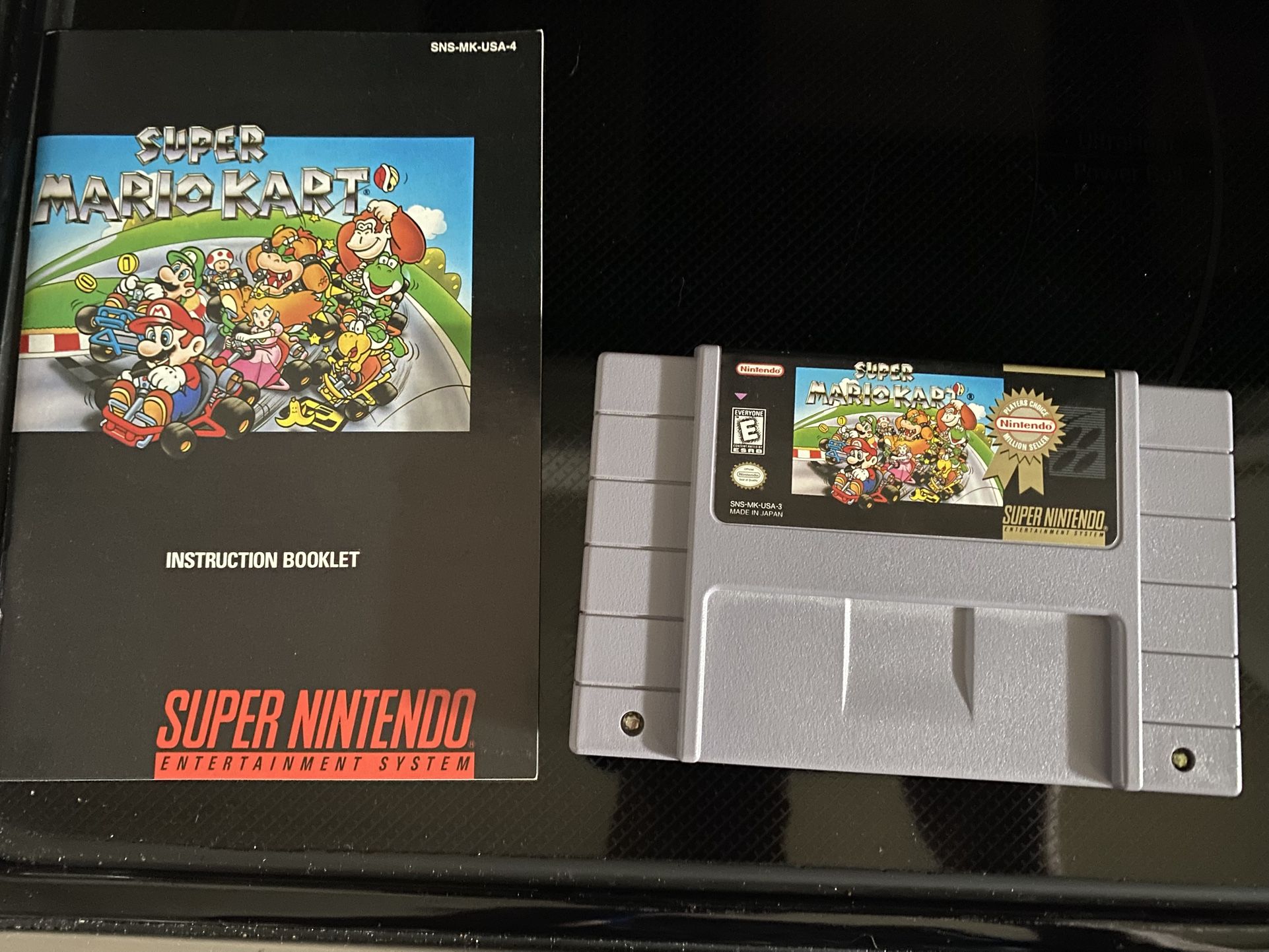 Super Mario Kart With Instructions Booklet Super Nintendo Game