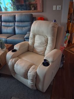 Rocker/Recliner w heat and massage.