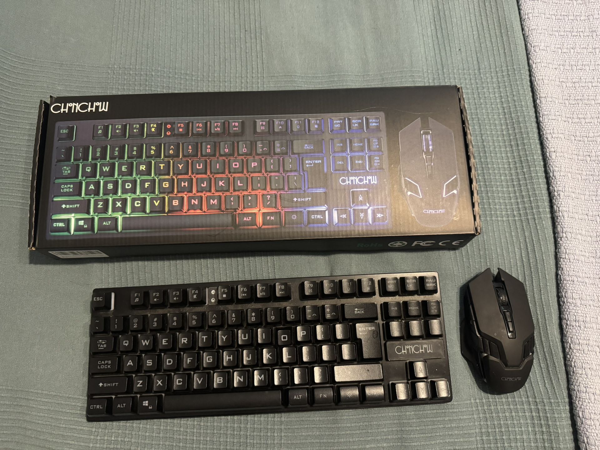 Wireless Gaming Keyboard And Mouse Combo