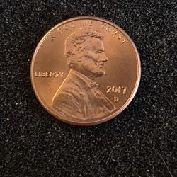 2017 D Uncirculated Penny From Bank Roll