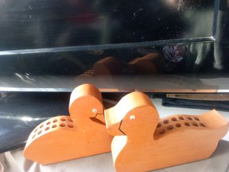 Pen Holder Ducks Vintage