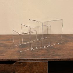 Clear Display Shelves