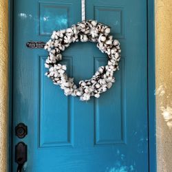 Cotton Wreath