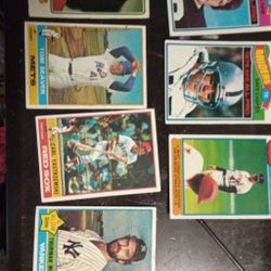 1970s Cards Pete Rose Hank Aaron