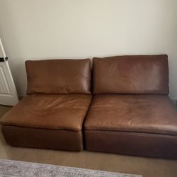 Restoration Hardware Cloud Leather Couch