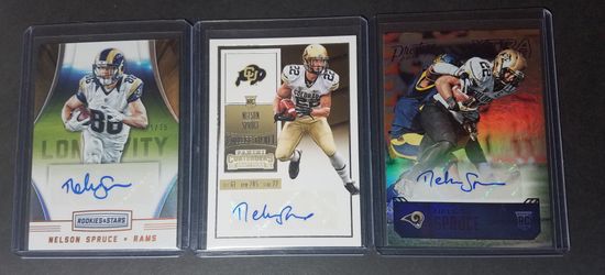 Nelson Spruce Rookie Autos